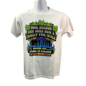 Cooper City Marathon 2001 Vintage white t shirt size Small